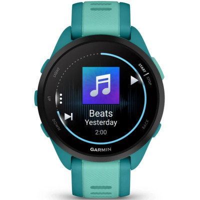 Смарт-годинник Garmin Forerunner 165 Music Turquoise/Aqua (010-02863-32) фото №10