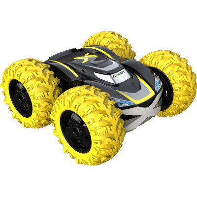 Радиоуправляемая игрушка Silverlit Exost 360 CROSS II, 118 2,4 ГГц, желтая (20257-3) фото №3