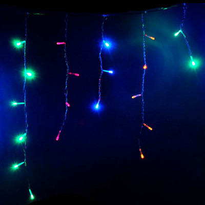Гірлянда Colorway Бахрома 3мx0.6м 100Led IP20 цветная (CW-GF-100L36VMC) фото №5