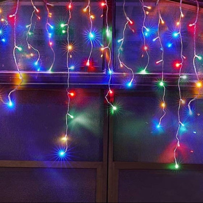 Гірлянда Colorway Бахрома 3мx0.6м 100Led IP20 цветная (CW-GF-100L36VMC) фото №6