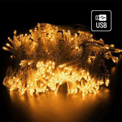 Гирлянда Colorway Штора завіса 3 x 3 м 300 LED USB теплий колір (CW-GW-300L33U) фото №4