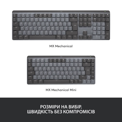 Клавиатура Logitech MX Mechanical Wireless Illuminated Performance Graphite (920-010757) фото №10