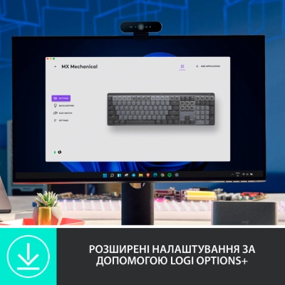 Клавиатура Logitech MX Mechanical Wireless Illuminated Performance Graphite (920-010757) фото №5