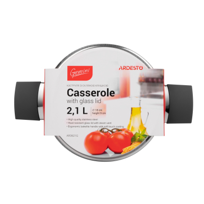 Каструля Ardesto Gemini Trento AR3621G фото №4