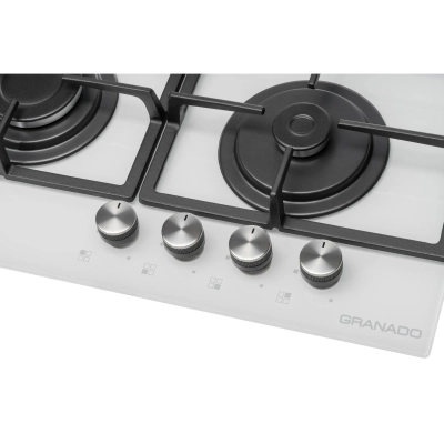 Варильна поверхня GRANADO GGH 62-104 white glass фото №10