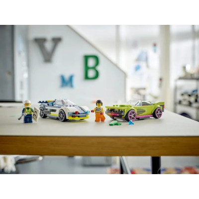Конструктор Lego City Переслідування маслкара на поліцейському автомобілі 213 деталей (60415) фото №2