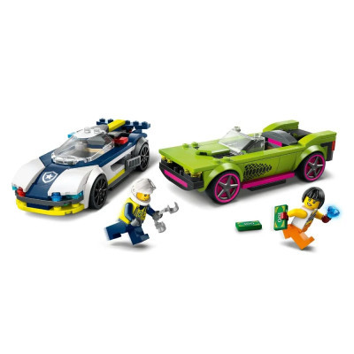 Конструктор Lego City Переслідування маслкара на поліцейському автомобілі 213 деталей (60415) фото №4