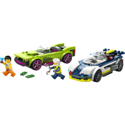 Конструктор Lego City Переслідування маслкара на поліцейському автомобілі 213 деталей (60415) фото №7