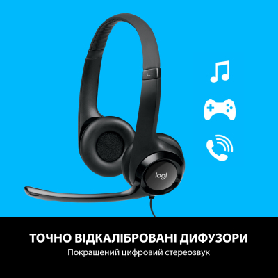 Наушники Logitech H390 (981-000406) фото №3