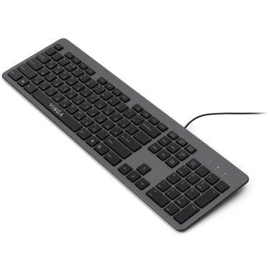 Клавіатура Vinga KB735 black-grey фото №2