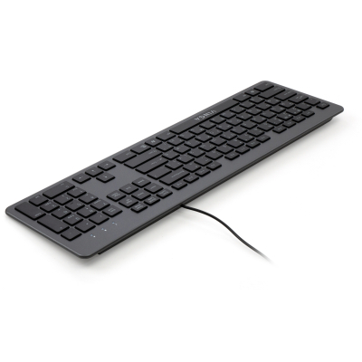Клавіатура Vinga KB735 black-grey фото №3