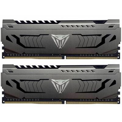 Модуль пам'яті для комп'ютера Patriot DDR4 16GB (2x8GB) 3000 MHz Viper Steel  (PVS416G300C6K)