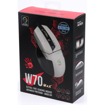 Комп'ютерна миша A4Tech W70 Max Bloody (Panda White) фото №10