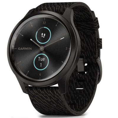 Smart часы Garmin vivomove Style, Graphite, Black Pepper, Nylon (010-02240-23)