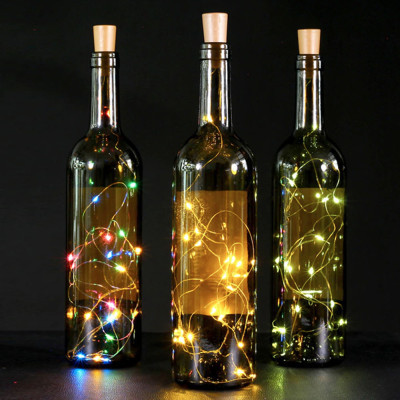 Гірлянда Colorway пробка для бутылки на батарейках LED 20/2М (5шт/уп) цветная (CW-GC-20L2BMC) фото №11