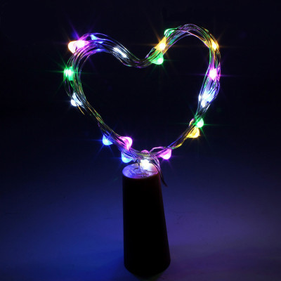 Гірлянда Colorway пробка для бутылки на батарейках LED 20/2М (5шт/уп) цветная (CW-GC-20L2BMC) фото №4