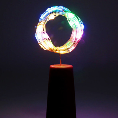 Гірлянда Colorway пробка для бутылки на батарейках LED 20/2М (5шт/уп) цветная (CW-GC-20L2BMC) фото №5