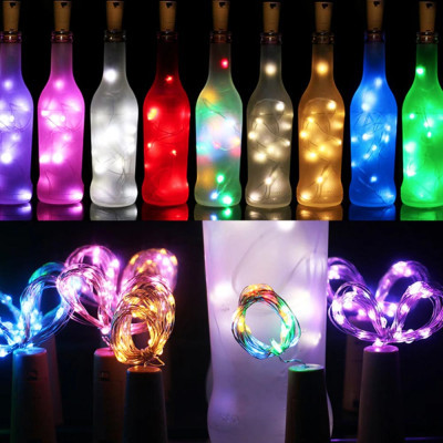 Гірлянда Colorway пробка для бутылки на батарейках LED 20/2М (5шт/уп) цветная (CW-GC-20L2BMC) фото №9