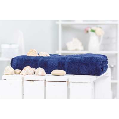 Рушник MirSon банний №5003 SoftNess Darkblue 100x150 см (2200003181210)