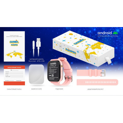 Смарт-годинник GARMIX PointPRO-300 4G/GPS/WIFI/VIDEO CALL PINK фото №4