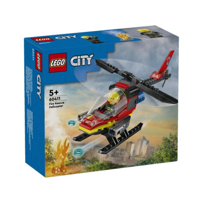 Конструктор Lego City Пожежний рятувальний гелікоптер 85 деталей (60411) фото №9