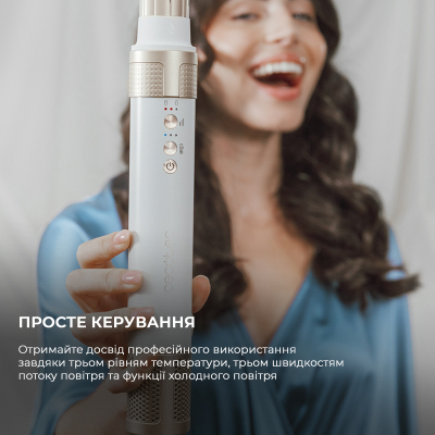 Стайлер для волосся Cecotec Bamba CeramicCare 14in1 AirGlam Champagne (CCTC-00252) фото №8