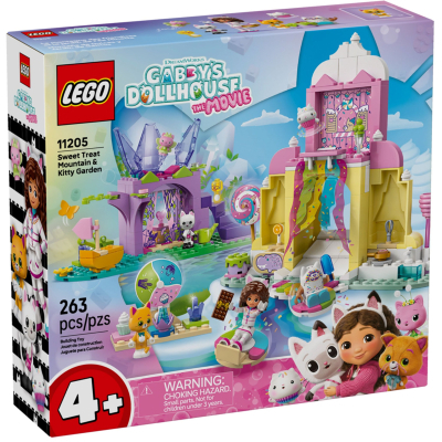 Конструктор Lego Gabby's Dollhouse Гора солодощів і сад Кітті (11205)