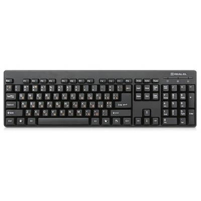 Клавиатура REAL-EL 502 Standard, USB, black
