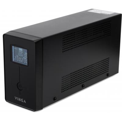 Джерело безперебійного живлення Vinga LCD 600VA metal case with USB (VPC-600MU) фото №3