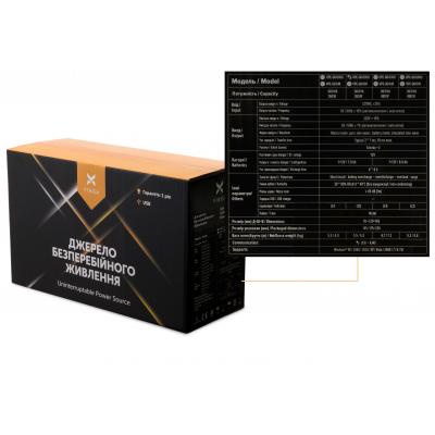 Джерело безперебійного живлення Vinga LCD 600VA metal case with USB (VPC-600MU) фото №9