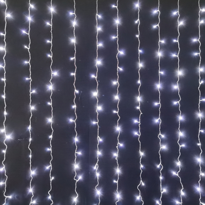 Гирлянда Novogod`ko штора 238 LED, холодный белый, 2*2м, 8 реж. (973768)