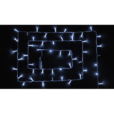 Гирлянда Delux STRING 100LED 10 м flash Білий/Прозорий IP44 (90015187)