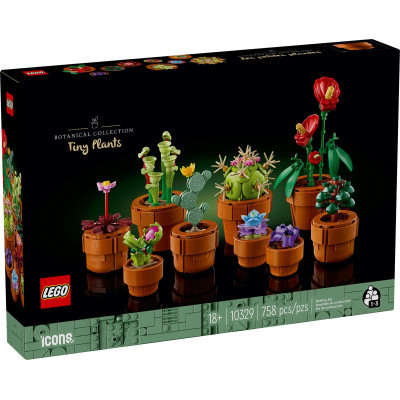 Конструктор Lego Icons Мініатюрні рослини 758 деталей (10329)