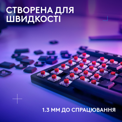 Клавиатура Logitech G515 TKL Lightspeed Tactile Bluetooth UA Black (920-012538) фото №3