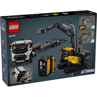 Конструктор Lego Technic Вантажівка Volvo FMX і Електричний екскаватор EC230 (42175) фото №9