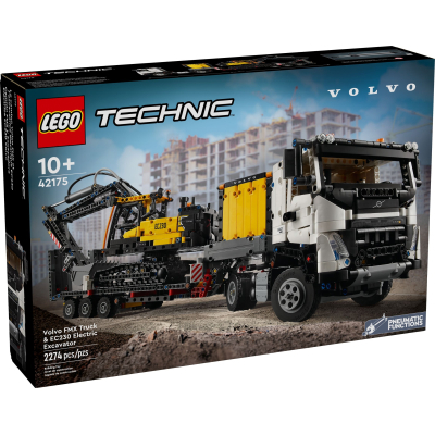 Конструктор Lego Technic Вантажівка Volvo FMX і Електричний екскаватор EC230 (42175)