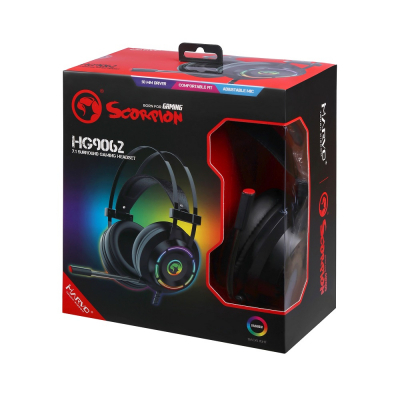 Наушники Marvo HG9062 Multi-LED 7.1 Black (HG9062) фото №6