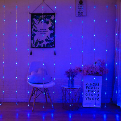 Гірлянда Colorway штора водопад 3x3м 300LED 220V синяя (CW-GW-300L33VWFBL) фото №12