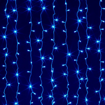Гірлянда Colorway штора водопад 3x3м 300LED 220V синяя (CW-GW-300L33VWFBL) фото №4