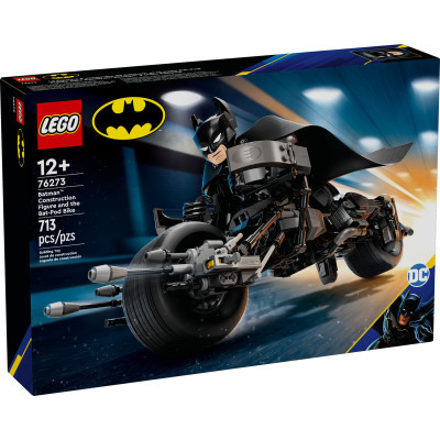 Конструктор Lego Batman Фігурка Бетмена для складання і бетцикл (76273)