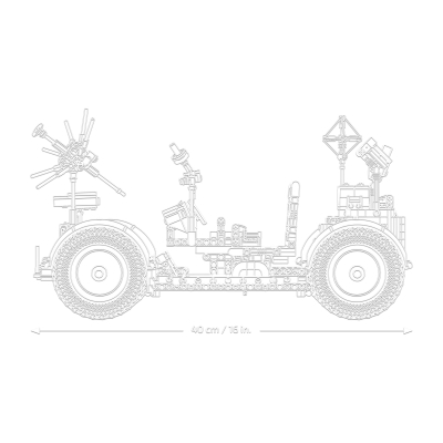 Конструктор Lego Technic Місячний автомобіль NASA Apollo (42182) фото №9