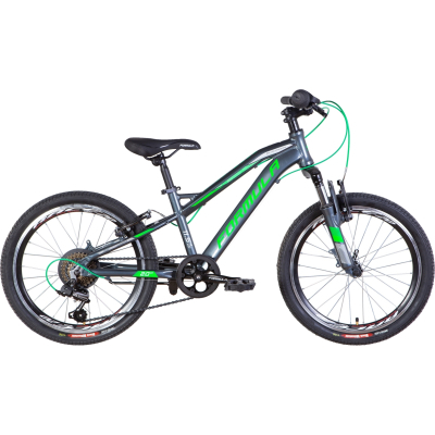 Велосипеди Formula 20" BlackWood AM Vbr рама-11,5" 2022 Grey/Yellow (OPS-FR-20-087)
