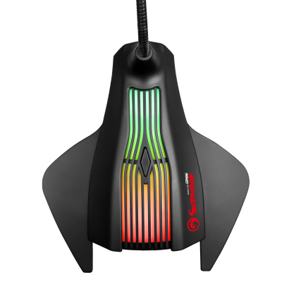 Микрофон Marvo MIC-01 Multi-LED USB Black (MIC-01) фото №3