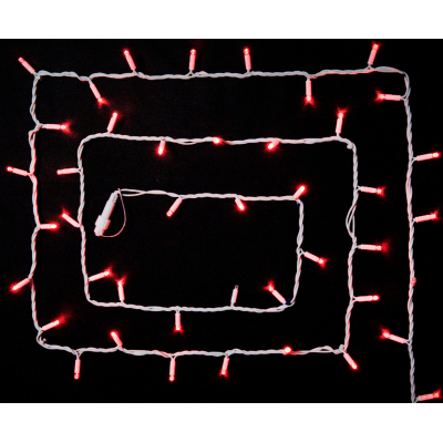 Гирлянда Delux STRING flash 100LED 10 м червоний/білий IP44 EN (90012972)
