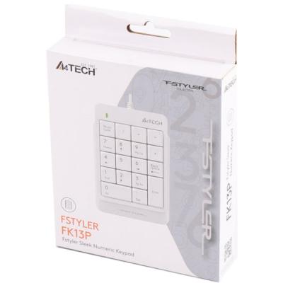 Клавіатура A4Tech K13P Fstyler Numeric Keypad White (FK13P (White)) фото №5
