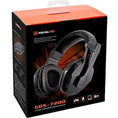 Навушники REAL-EL GDX-7200 Black фото №6