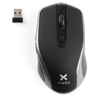Компьютерная мыш Vinga MSW-909 Silent black-grey