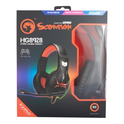 Наушники Marvo HG8928 Black-Red (HG8928) фото №4