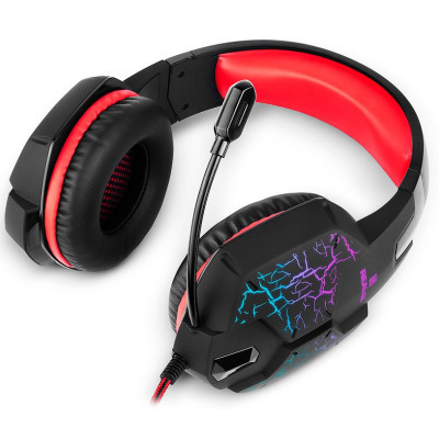 Навушники REAL-EL GDX-7750 Black-Red фото №2
