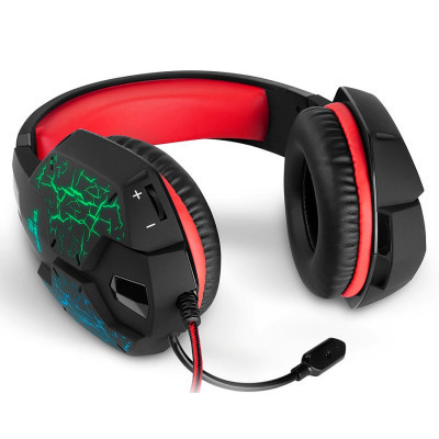 Навушники REAL-EL GDX-7750 Black-Red фото №3